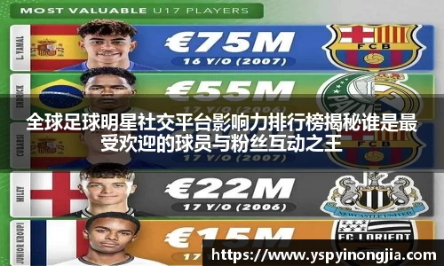 全球足球明星社交平台影响力排行榜揭秘谁是最受欢迎的球员与粉丝互动之王